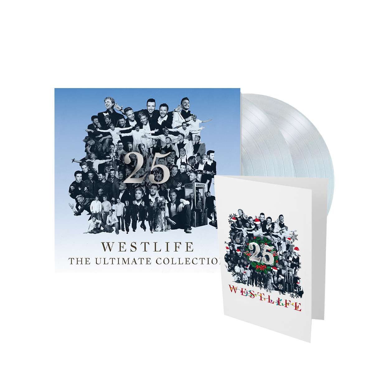 25 - The Ultimate Collection | Deluxe Crystal Clear 2LP + Christmas Card